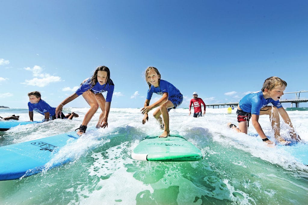 apprendre surf enfant