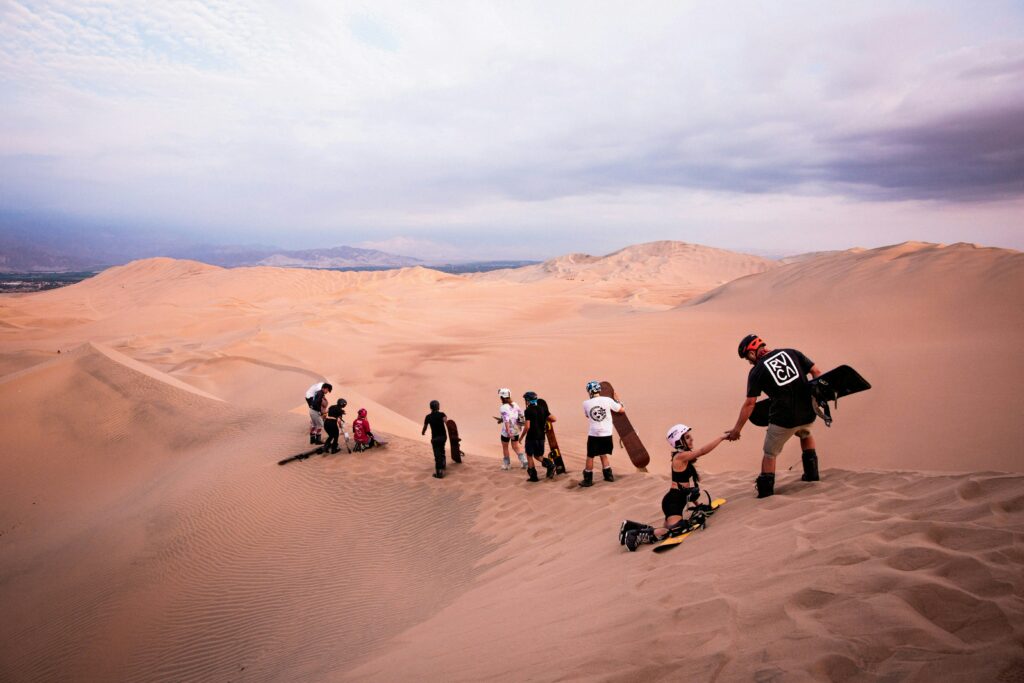 pratiquer le sandboard