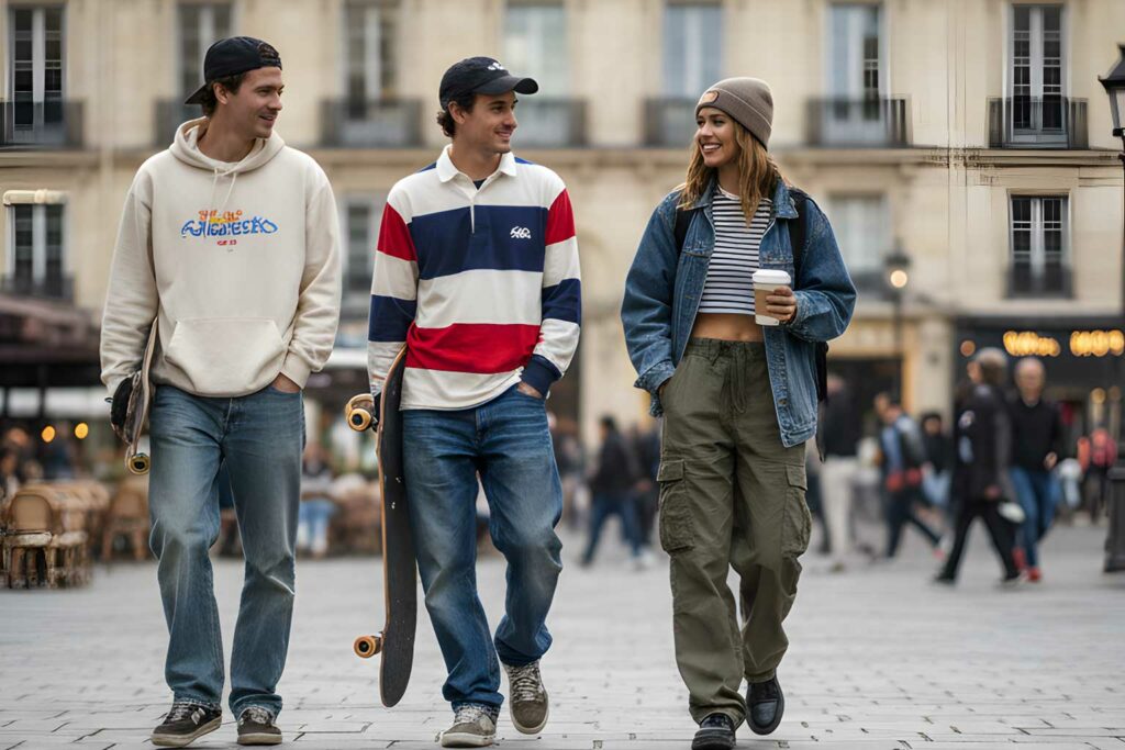 style skateur homme urbain