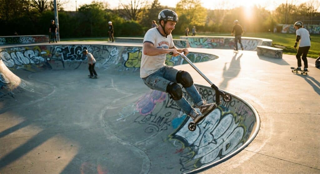 trottinette freestyle adulte pas que ados