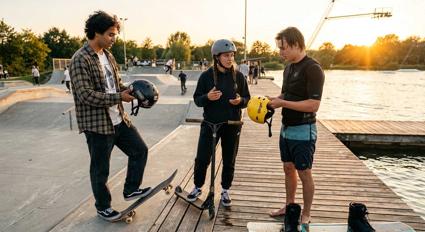 Comment choisir un casque pour skate, trottinette ou wakeboard
