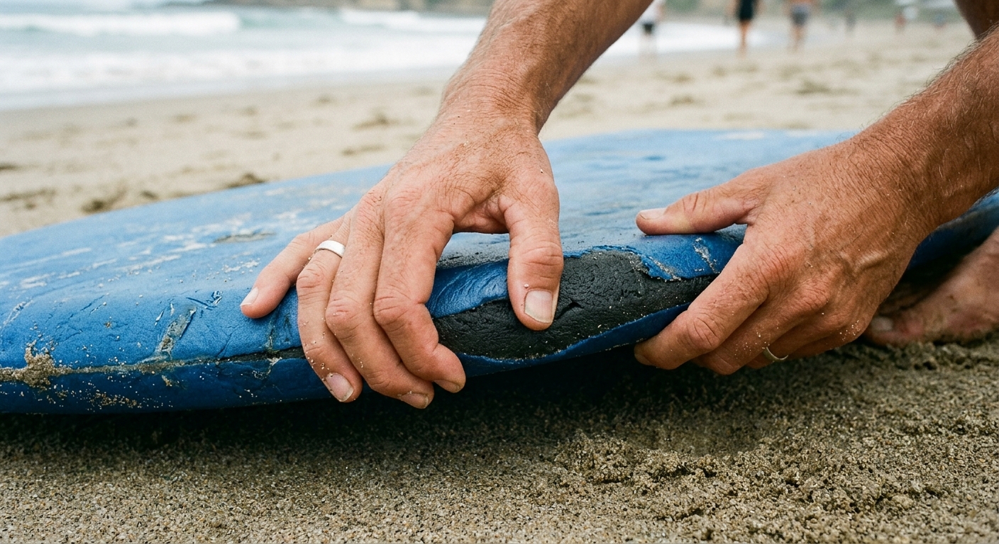 Inspection bodyboard d'occasion vérification core et rails