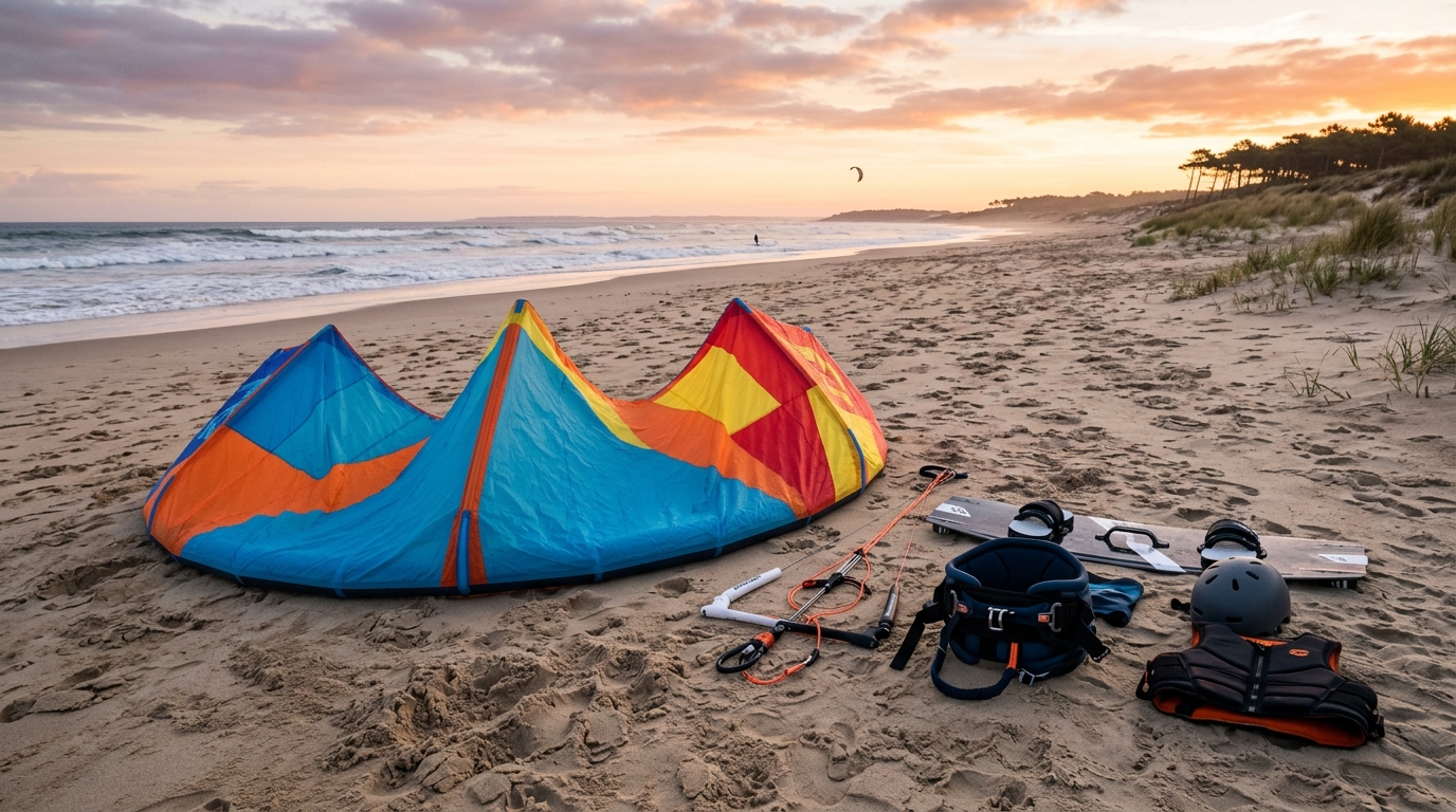 Matériel kitesurf : le guide complet pour choisir et entretenir son équipement