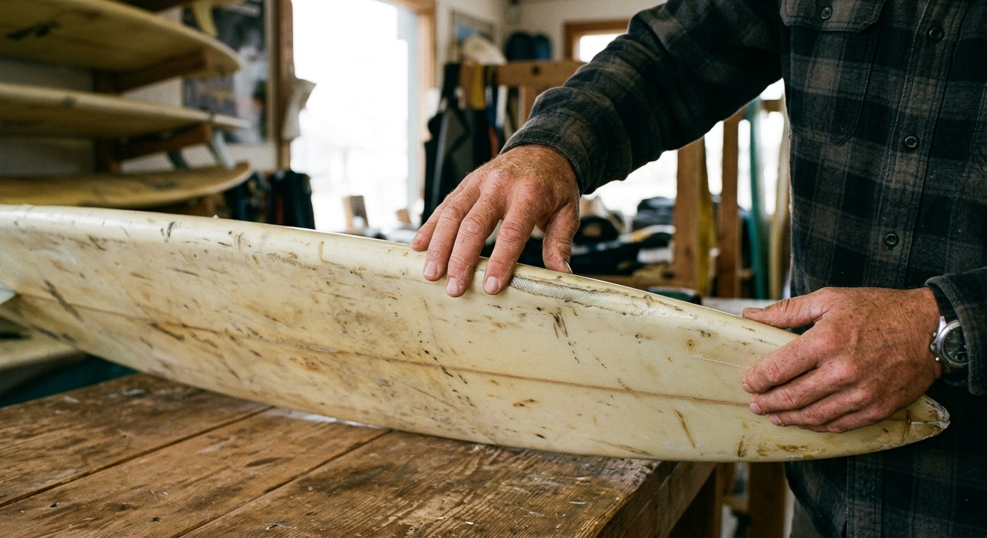 Inspection surf d'occasion vérification rails et dings