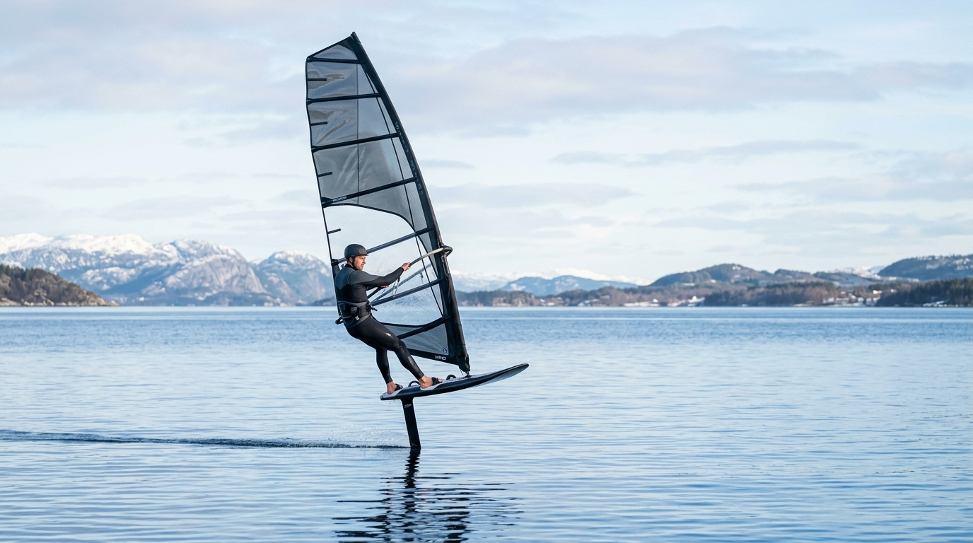 Windsurf foil (windfoil) : la planche à voile en lévitation