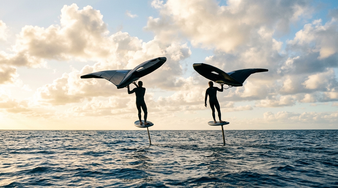 Foil : guide complet des 4 disciplines (wing, surf, kite, windsurf)